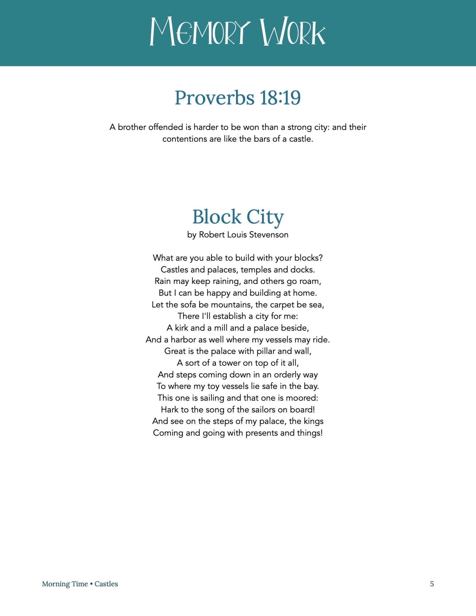 Castles Wonder Studies - Homeschool Better Together