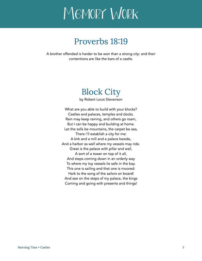 Castles Wonder Studies - Homeschool Better Together