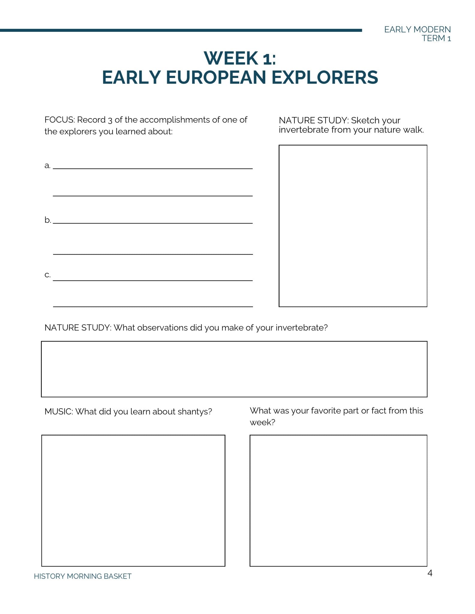 Complete Early Modern Morning Time Plans Bundle - Homeschool Better Together