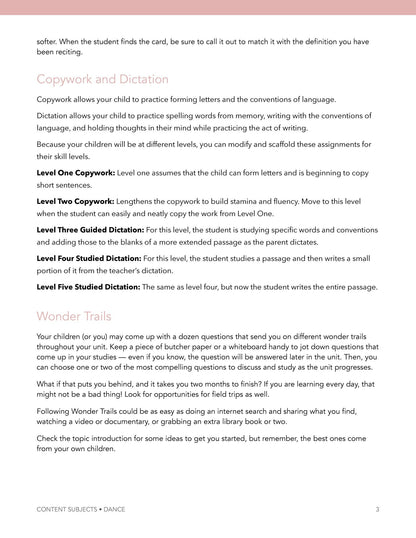 Dance Wonder Studies (FAE) - Homeschool Better Together