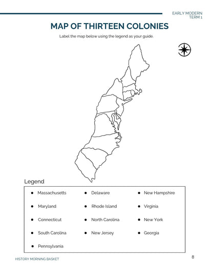 Early Modern Term 1 Companion Notebook - Homeschool Better Together