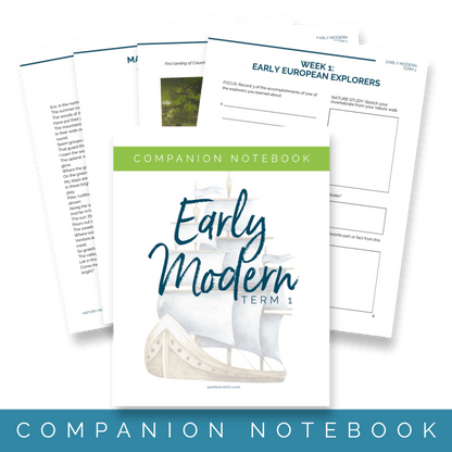 Early Modern Term 1 Companion Notebook - Homeschool Better Together