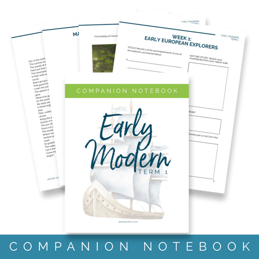 Early Modern Term 1 Companion Notebook - Homeschool Better Together