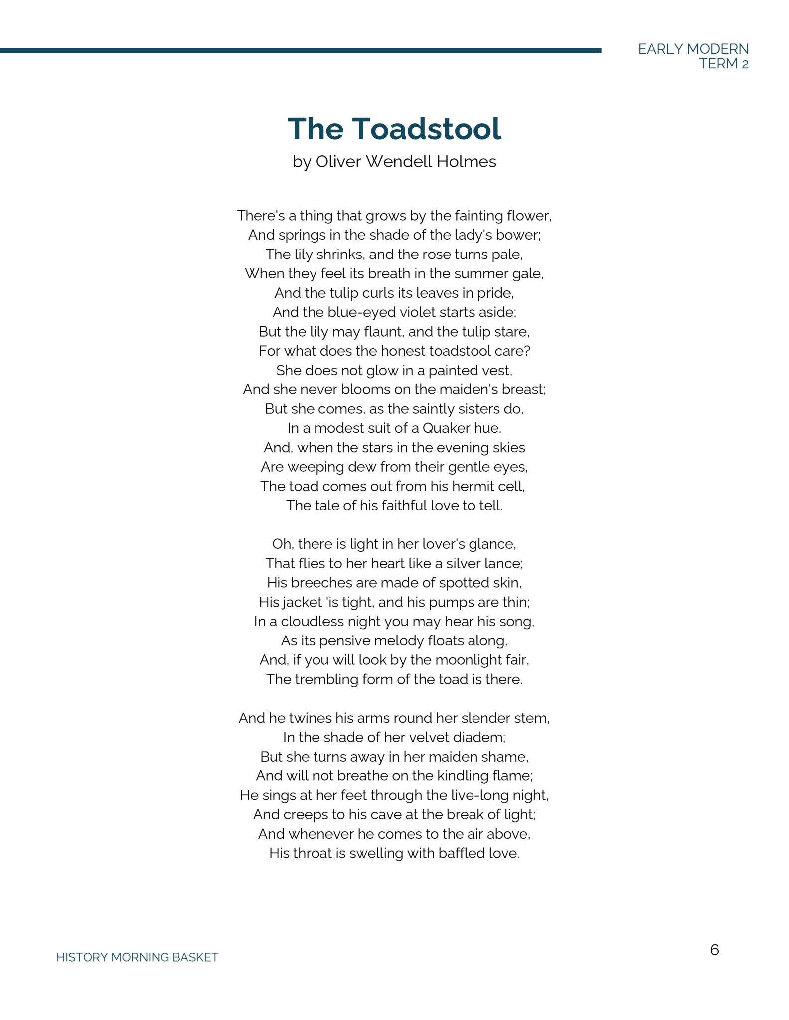 Early Modern Term 2 Companion Notebook - Homeschool Better Together