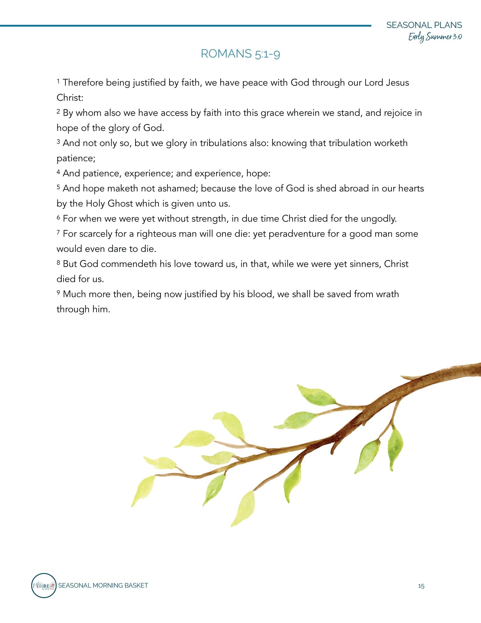 Early Summer 3.0 Morning Time Plans - Homeschool Better Together