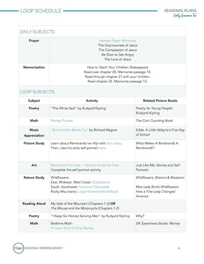 Early Summer Too Morning Time Plans - Homeschool Better Together