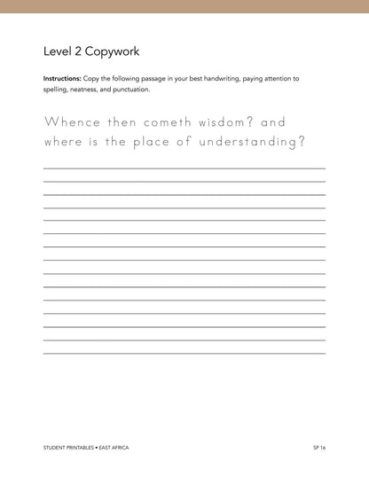 East Africa Wonder Studies - Homeschool Better Together
