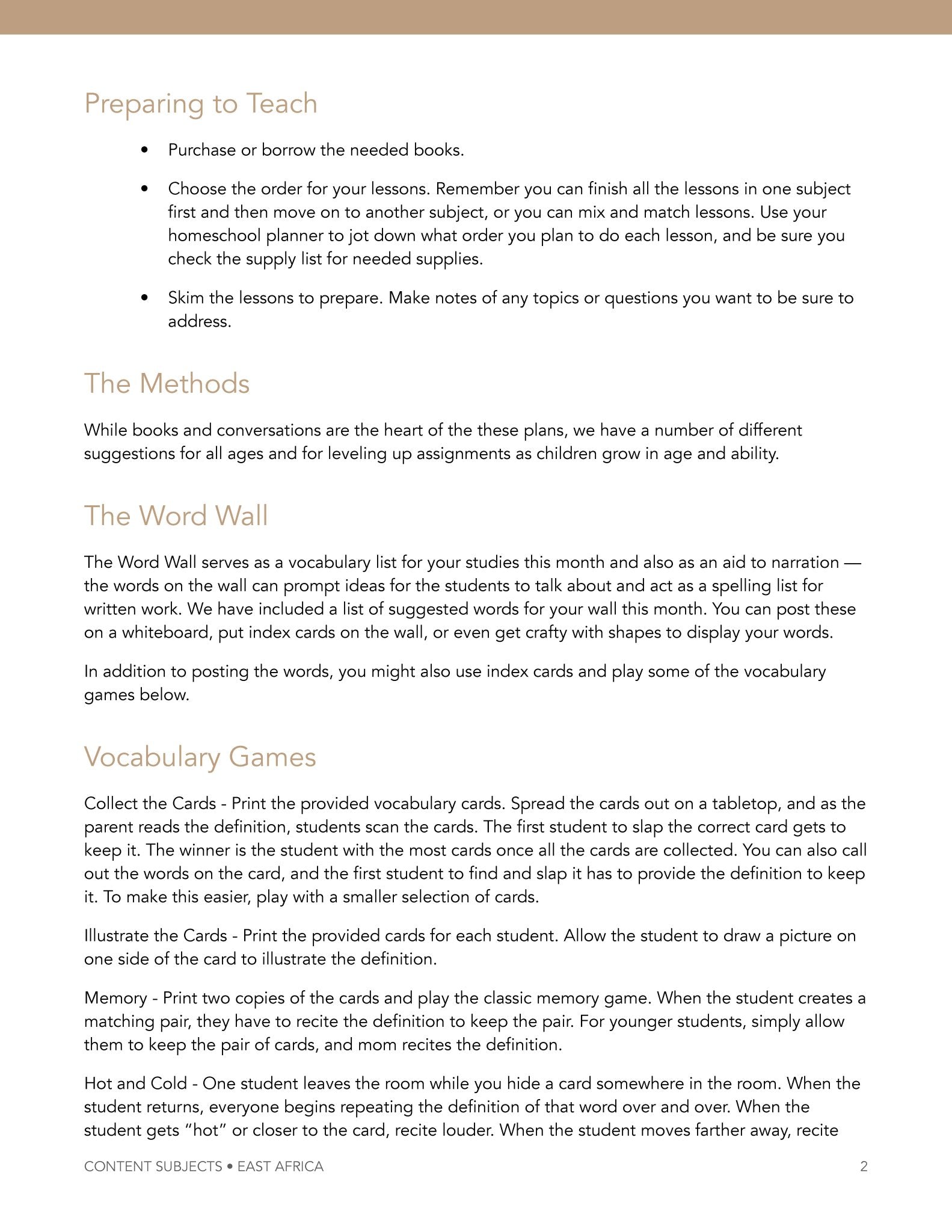 East Africa Wonder Studies - Homeschool Better Together