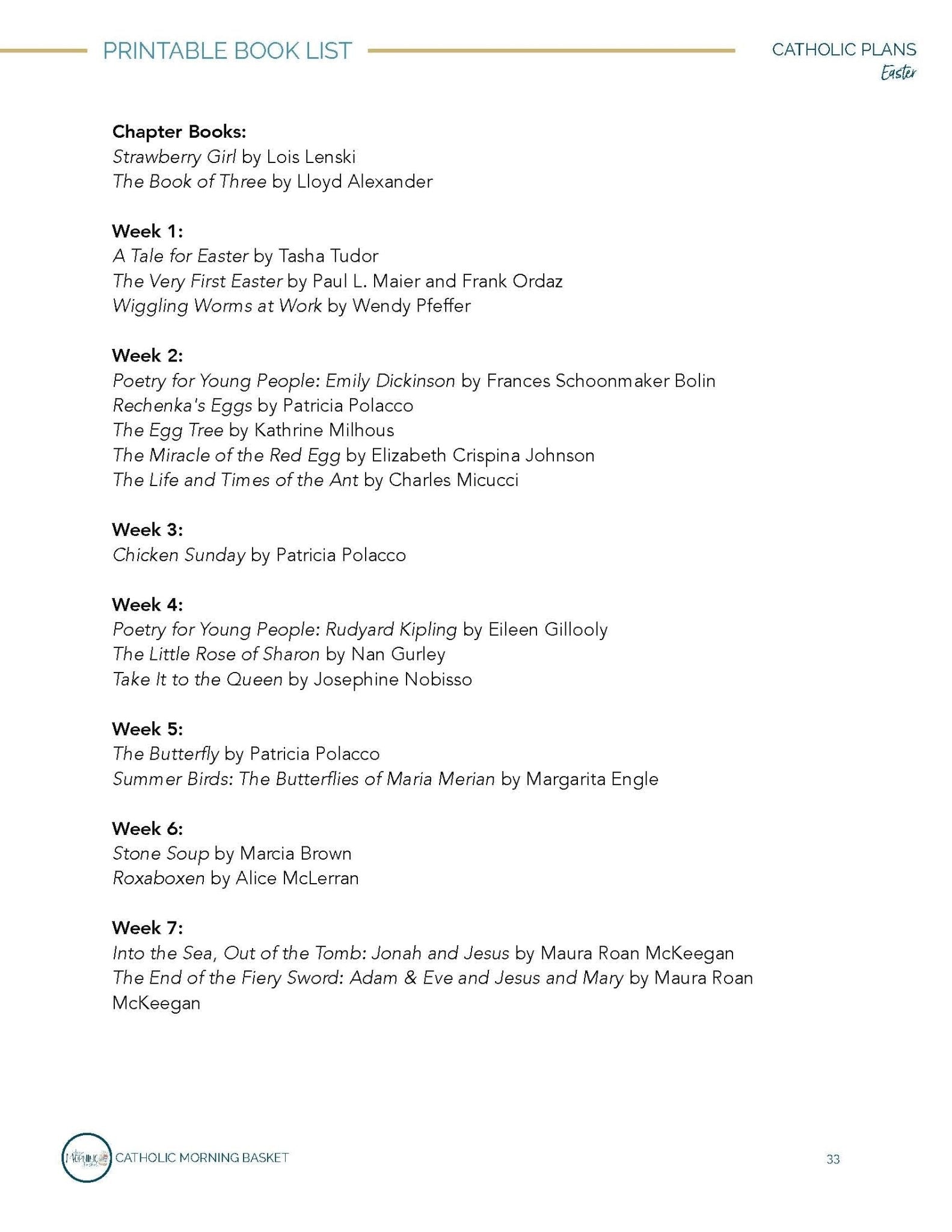 Easter Morning Time Plans - Homeschool Better Together