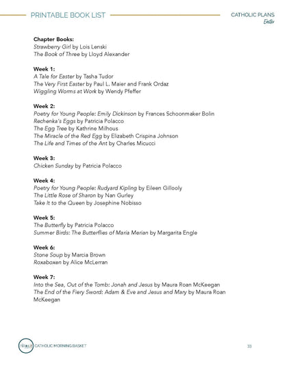 Easter Morning Time Plans - Homeschool Better Together