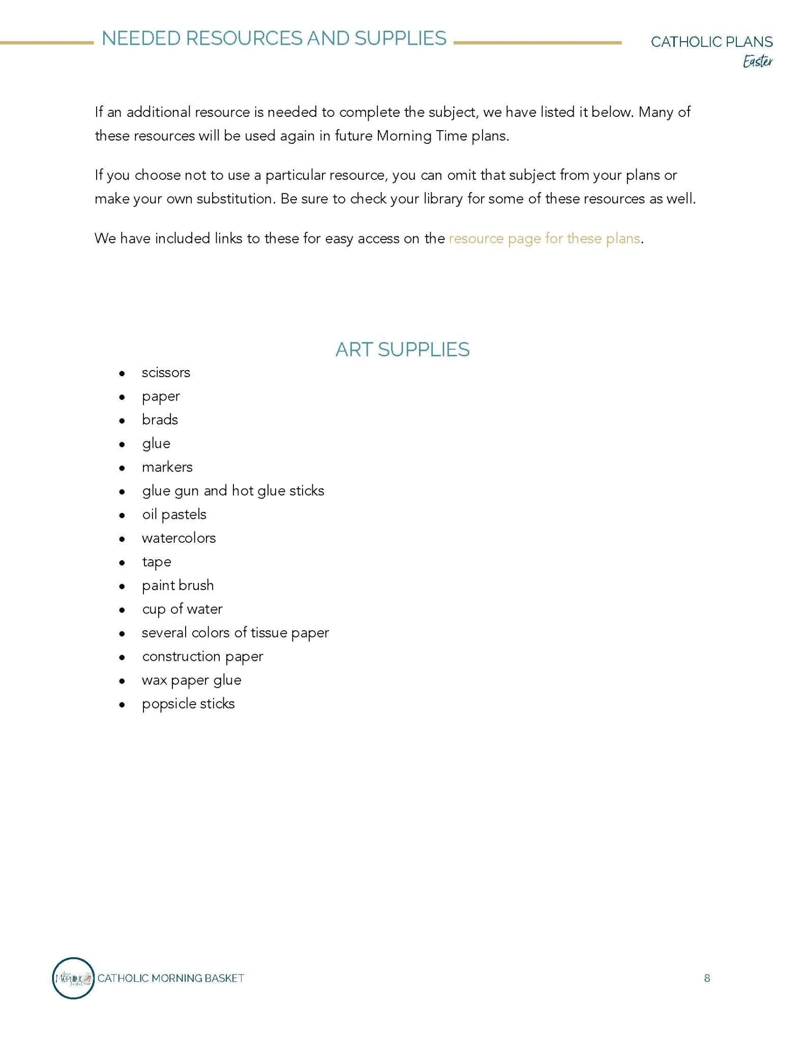 Easter Morning Time Plans - Homeschool Better Together