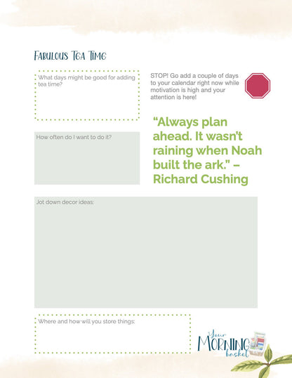 Fabulous Tea Time Masterclass - Homeschool Better Together