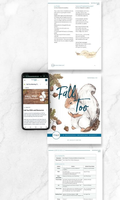 Fall Too Morning Time Plans - Homeschool Better Together