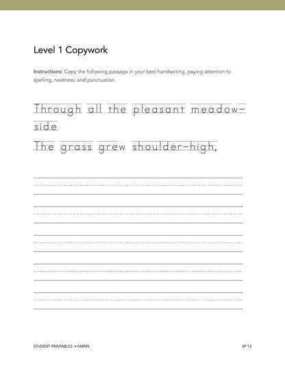 Farms Wonder Studies - Homeschool Better Together