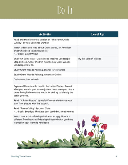 Farms Wonder Studies - Homeschool Better Together