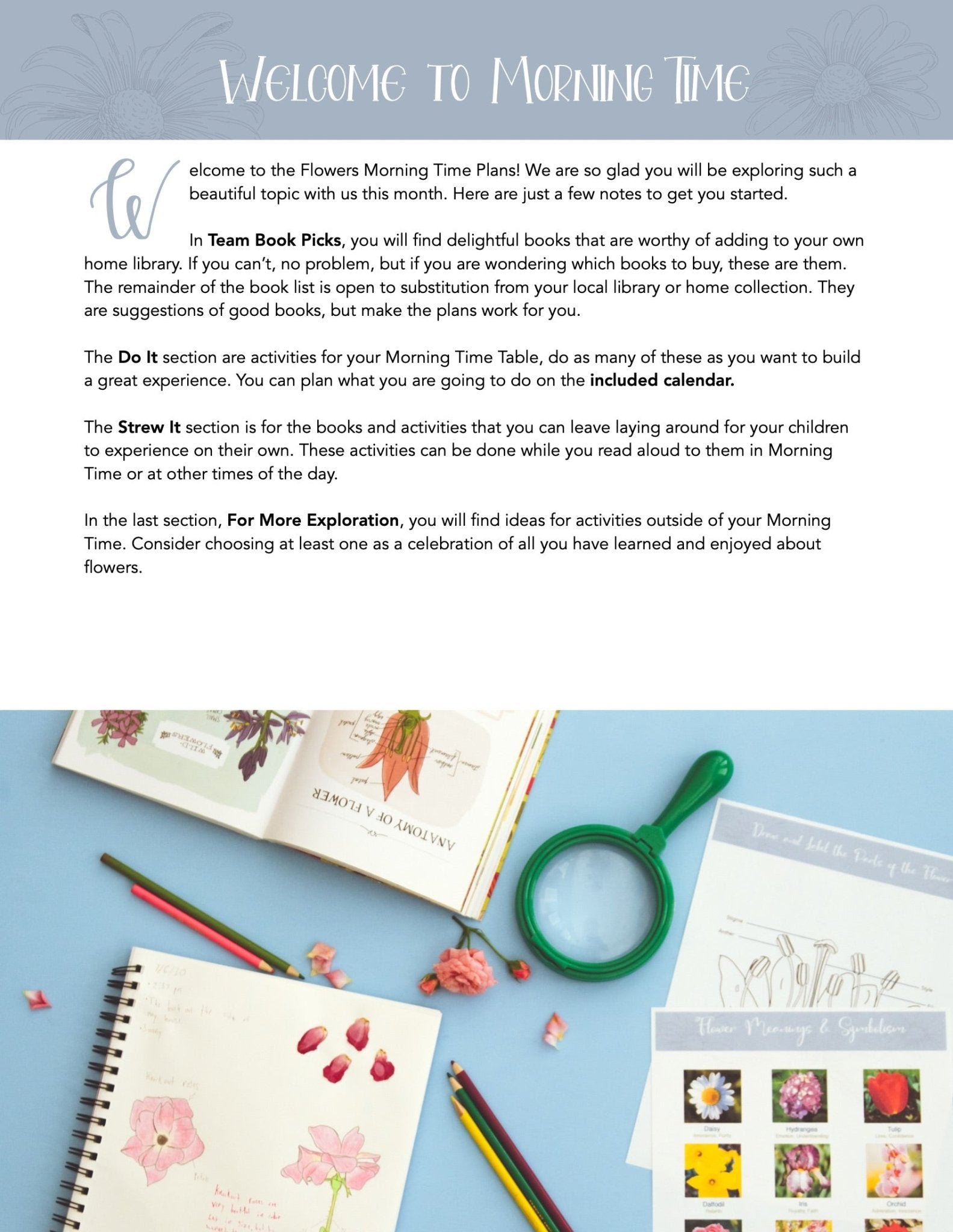 Flowers Wonder Studies - Homeschool Better Together