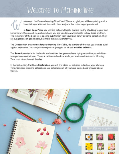 Flowers Wonder Studies - Homeschool Better Together