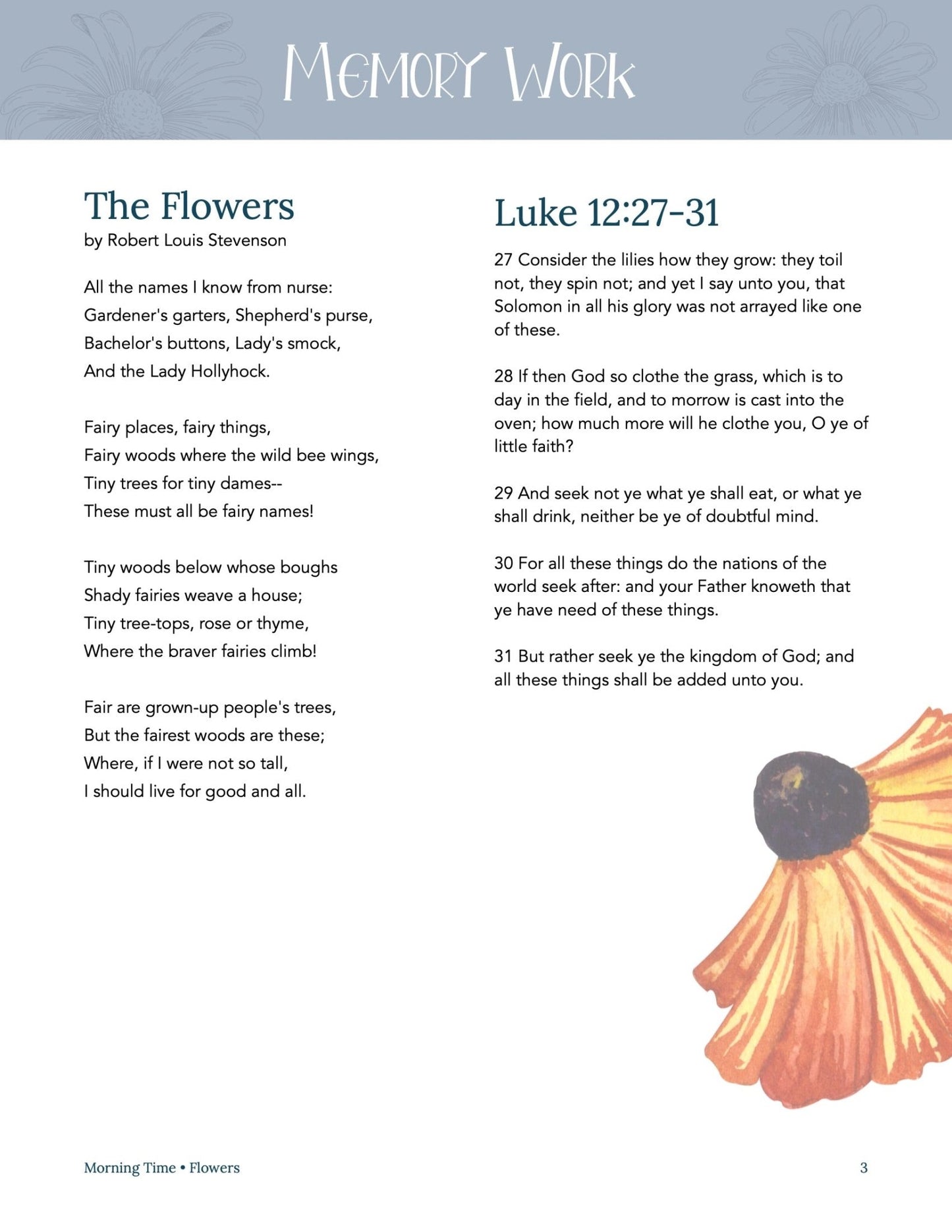 Flowers Wonder Studies - Homeschool Better Together