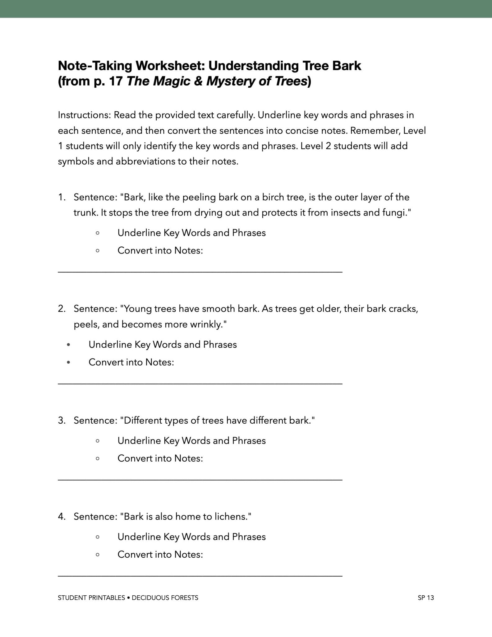 Forest Wonder Studies - Homeschool Better Together