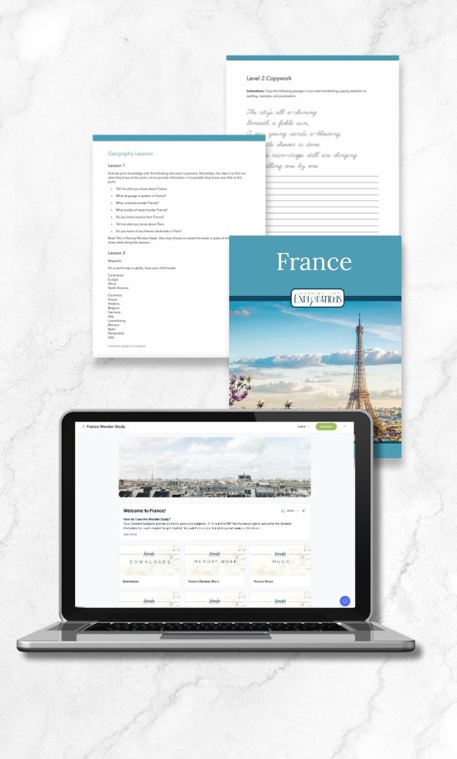 France Wonder Studies - Homeschool Better Together