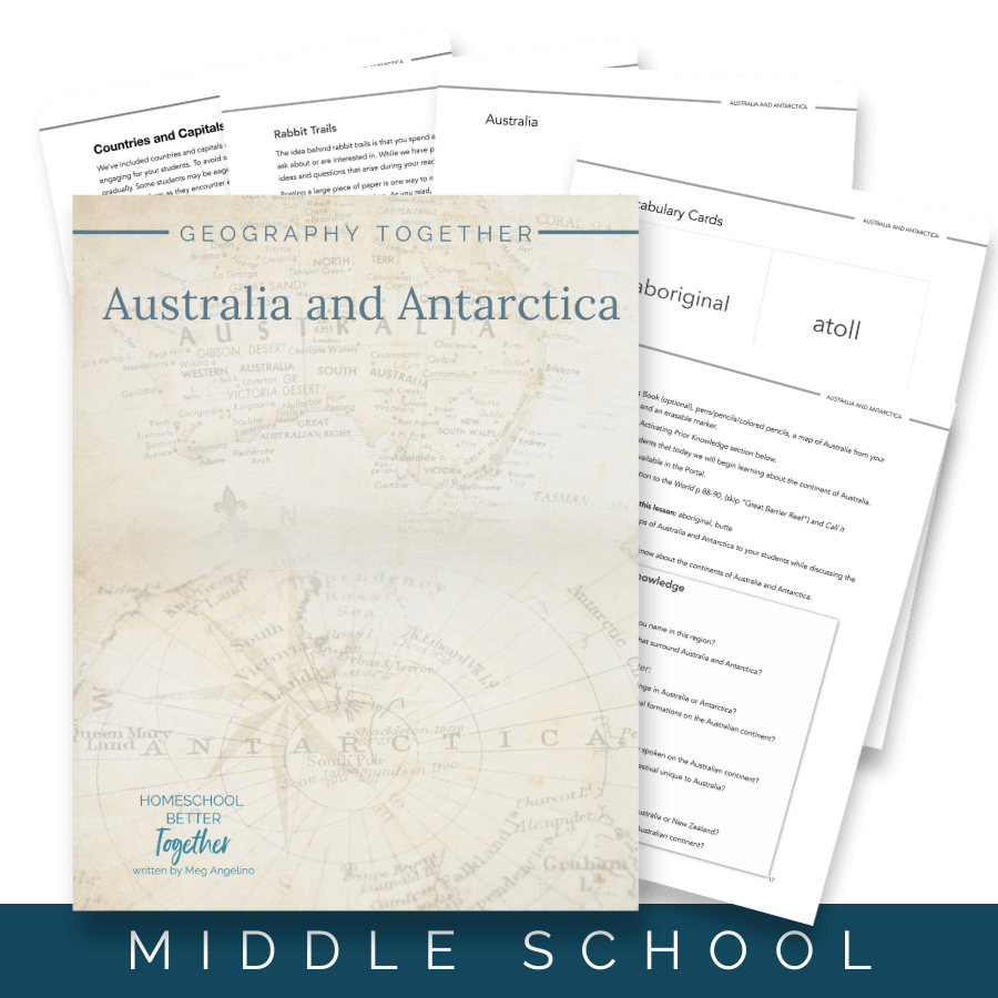 Geography Together: Australia and Antarctica - Homeschool Better Together