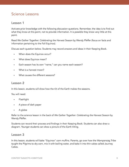 Gratitude Wonder Studies - Homeschool Better Together