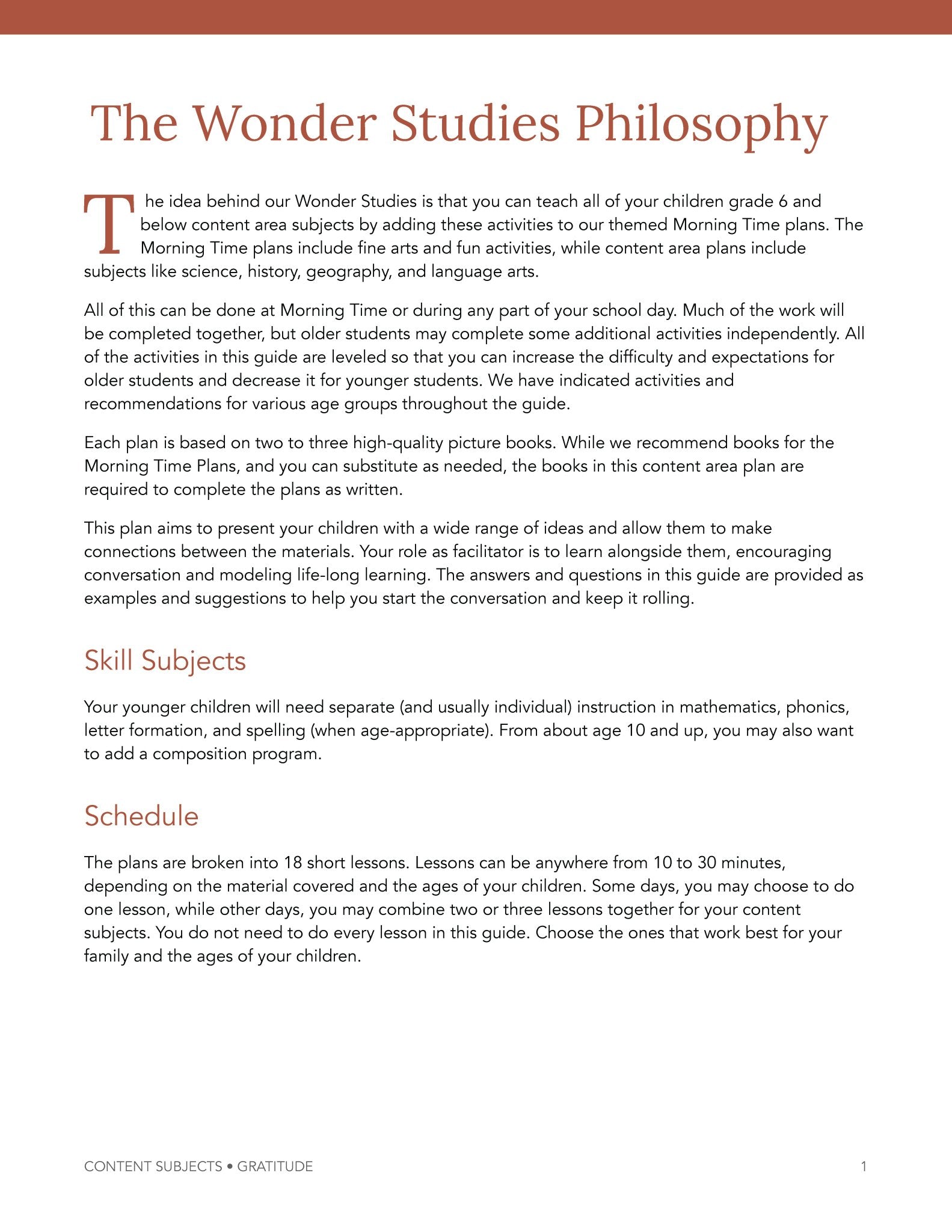 Gratitude Wonder Studies - Homeschool Better Together