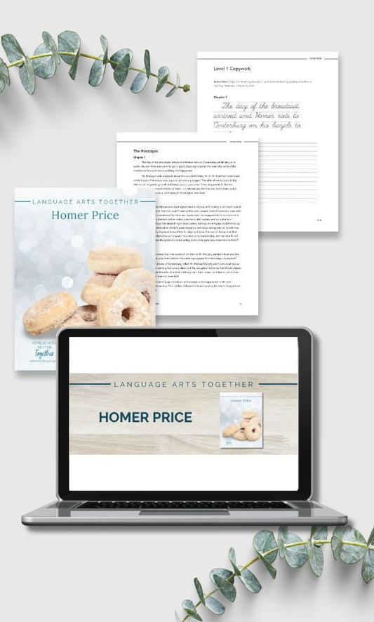 Homer Price Language Arts Together - Homeschool Better Together