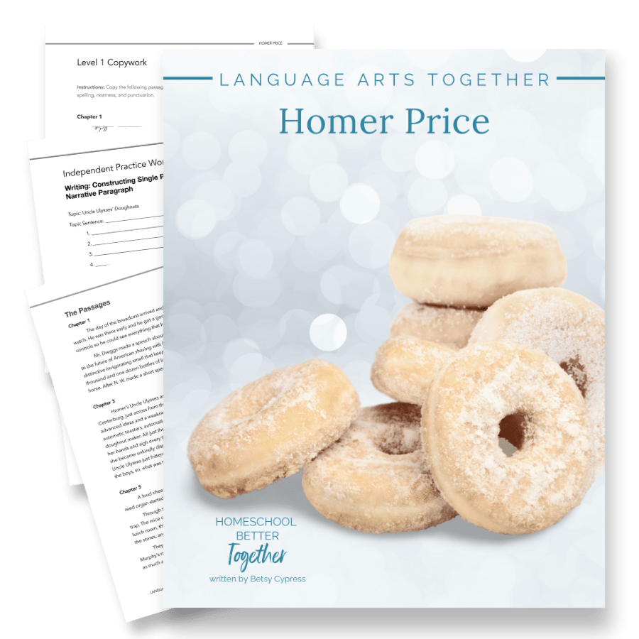 Homer Price Language Arts Together (FAE) - Homeschool Better Together