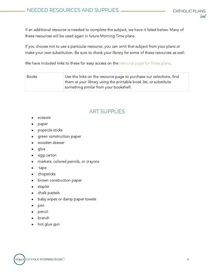 Lent Morning Time Plans - Homeschool Better Together