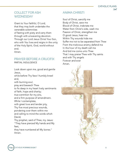 Lent Morning Time Plans - Homeschool Better Together