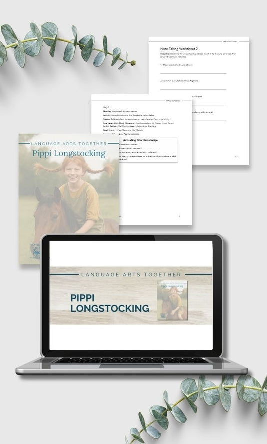 Pippi Longstocking Language Arts Together (FAE) - Homeschool Better Together