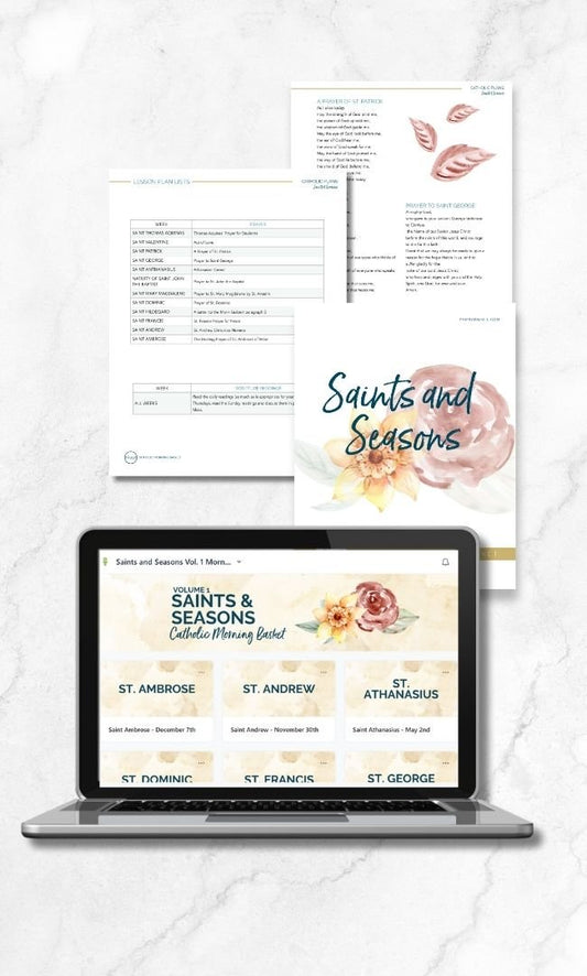 Saints and Seasons Morning Time Plans Vol. 1 - Homeschool Better Together