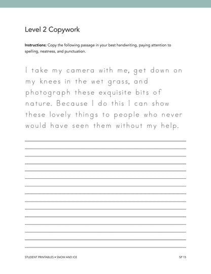 Snow and Ice Wonder Studies - Homeschool Better Together