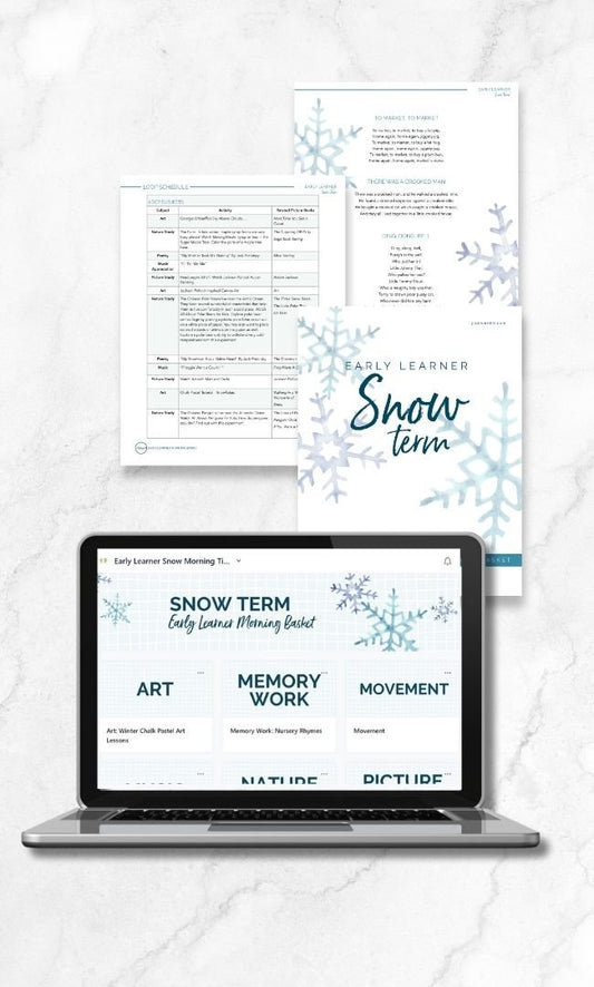Snow Term: Early Learner Morning Time Plans - Homeschool Better Together