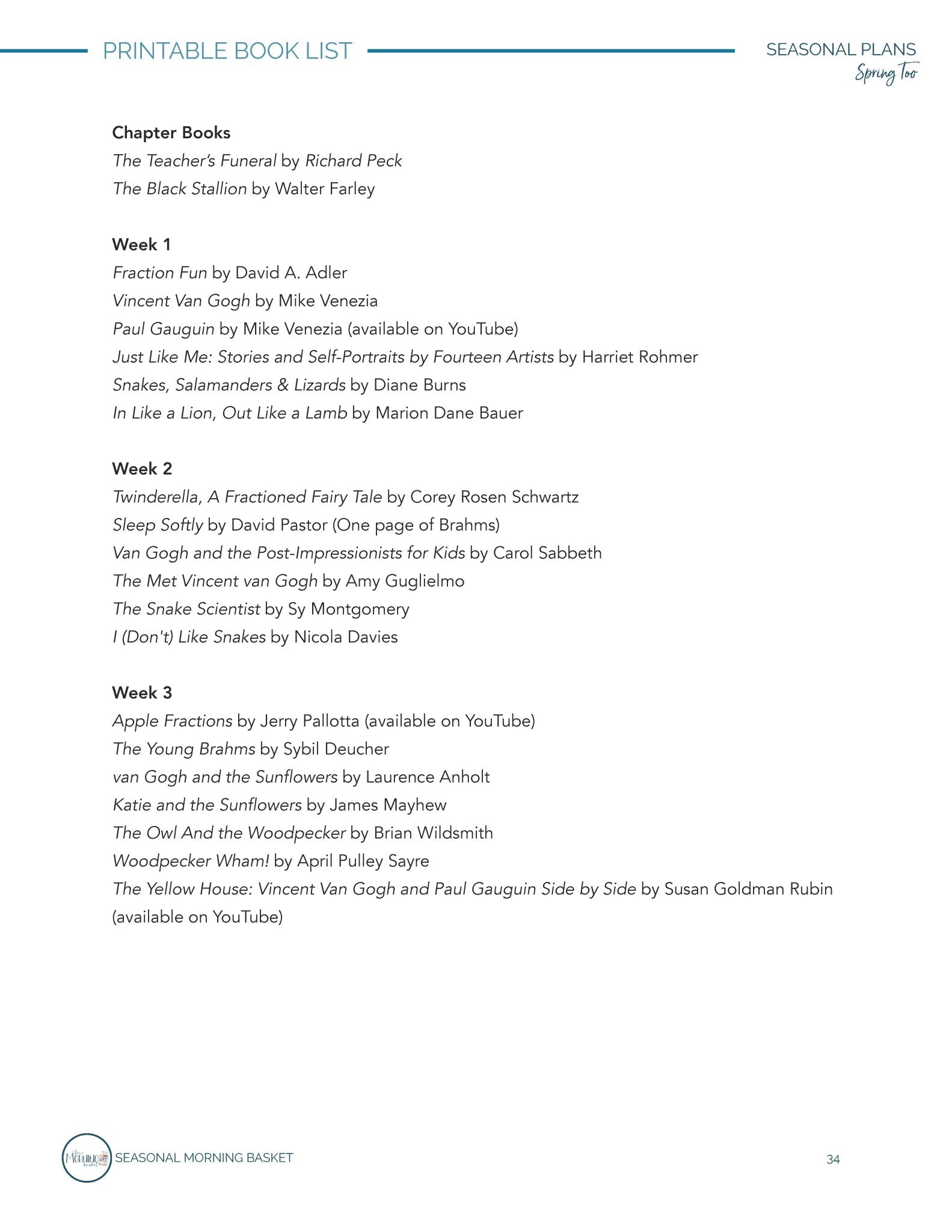 Spring Too Morning Time Plans - Homeschool Better Together