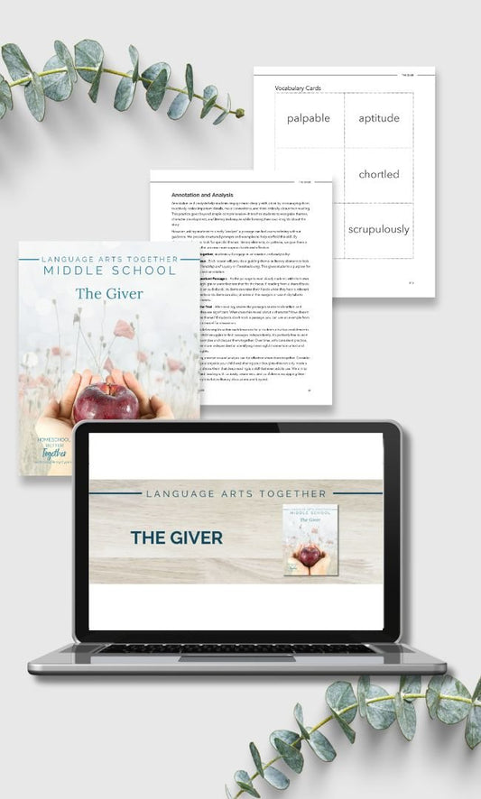 The Giver Middle School Language Arts Together - Homeschool Better Together