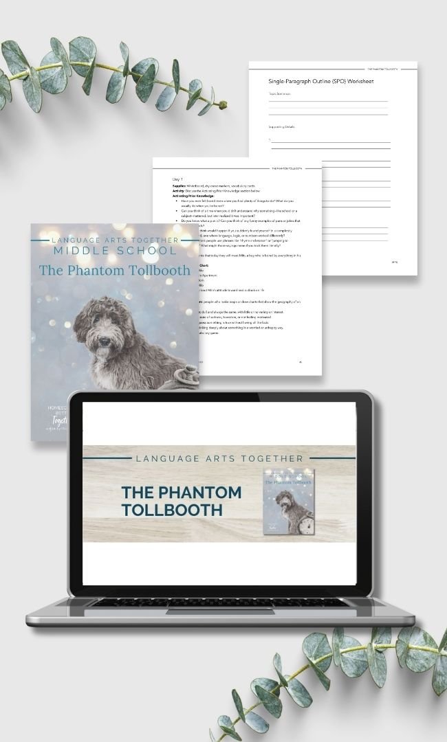 The Phantom Tollbooth Middle School Language Arts Together (FAE) - Homeschool Better Together