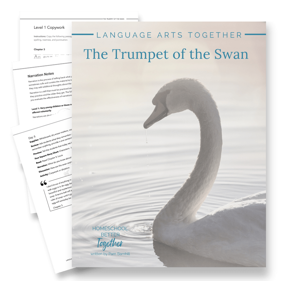 The Trumpet of the Swan Language Arts Together - Homeschool Better Together