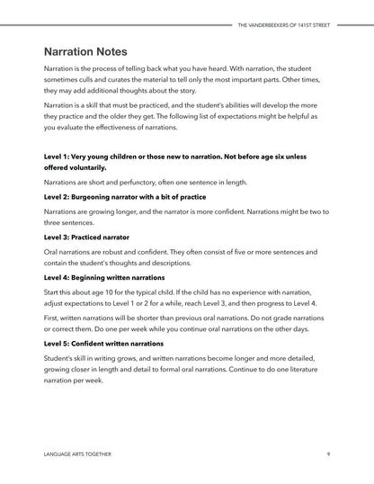 The Vanderbeekers of 141st Street Language Arts Together - Homeschool Better Together