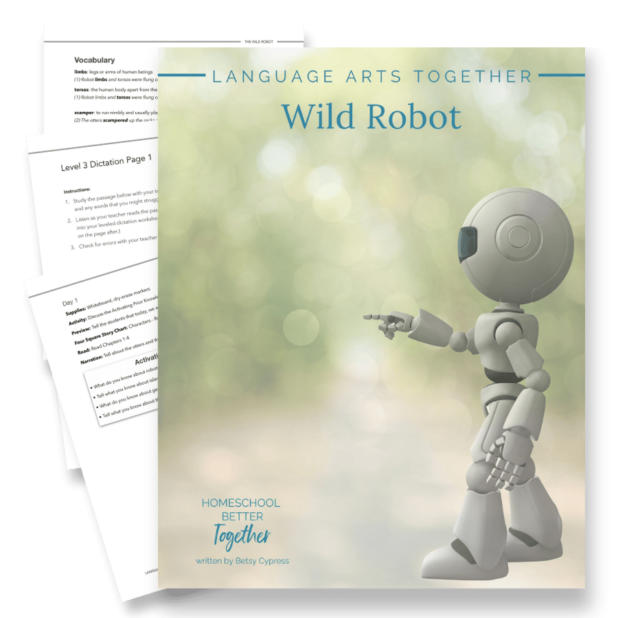 The Wild Robot Language Arts Together (FAE) - Homeschool Better Together