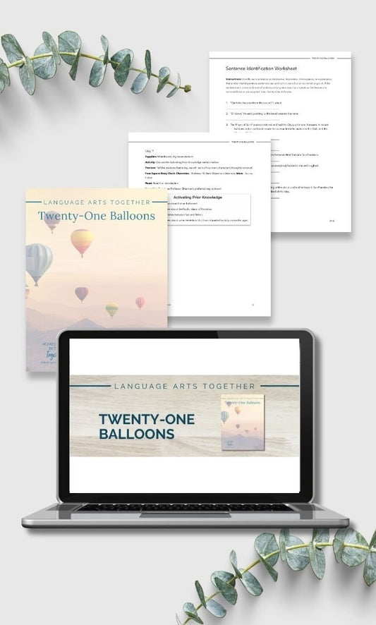 Twenty One Balloons Language Arts Together - Homeschool Better Together